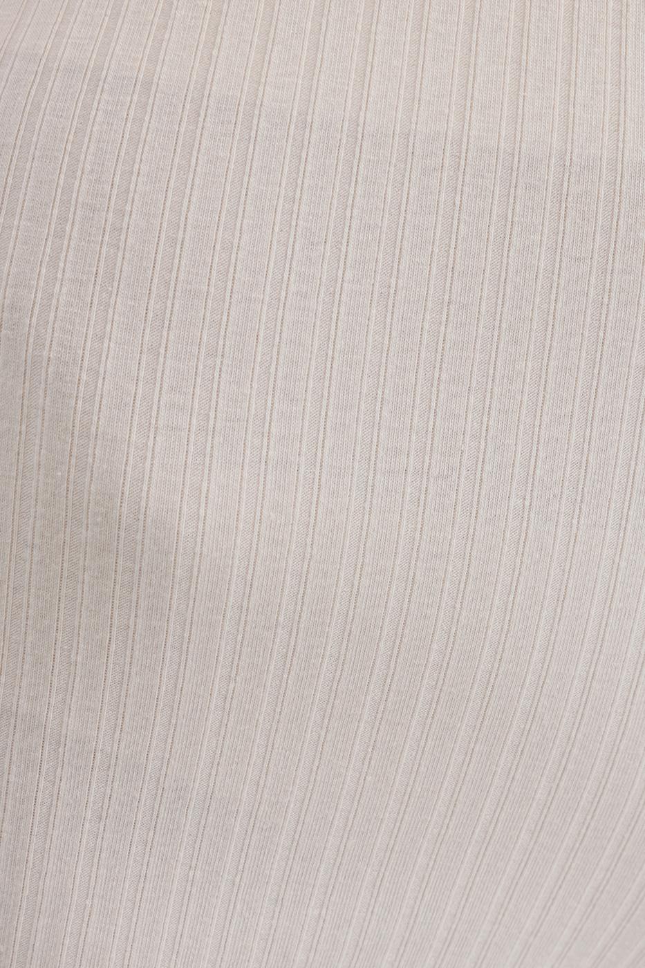 High rise mini leggings Ecru