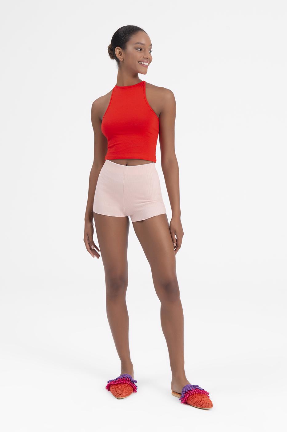 High rise mini leggings Pink
