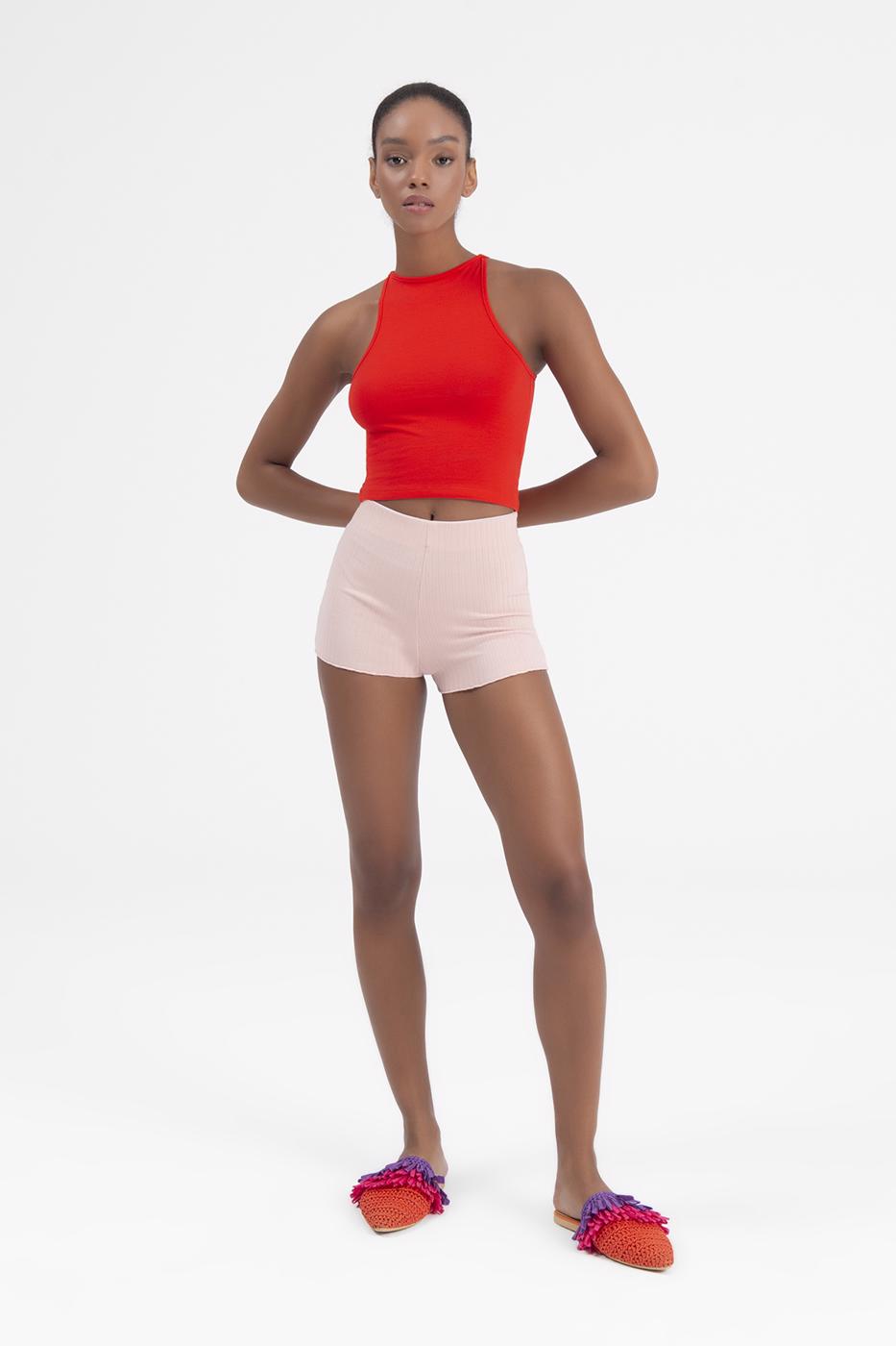 High rise mini leggings Pink