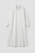100% Cotton Oversize Shirt Dress White