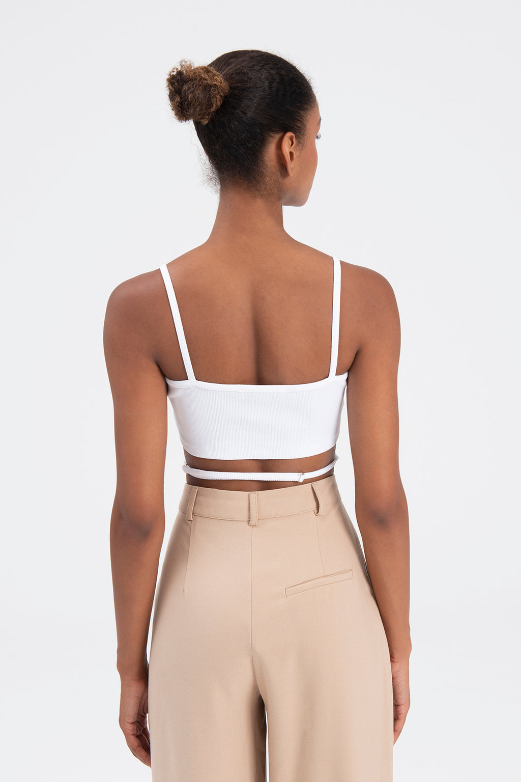 Strapped bustier