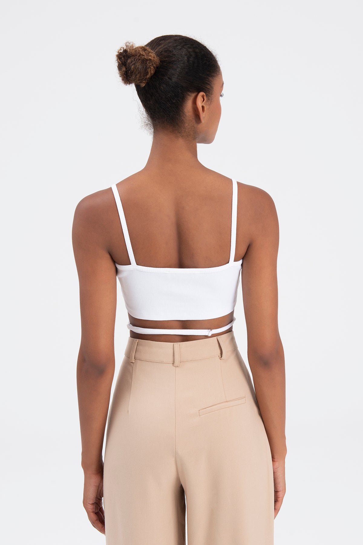 Strapped bustier