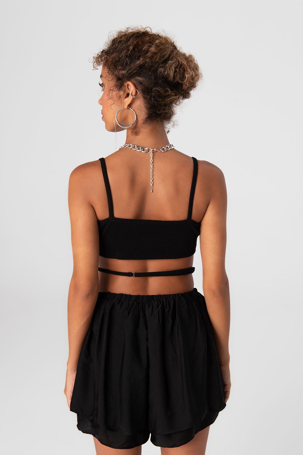 Strapped bustier
