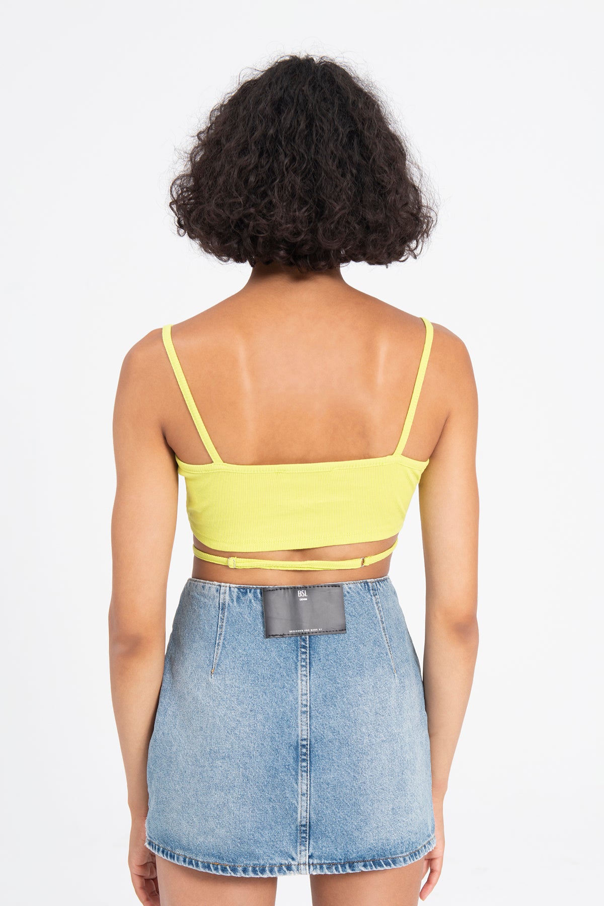 Strapped bustier