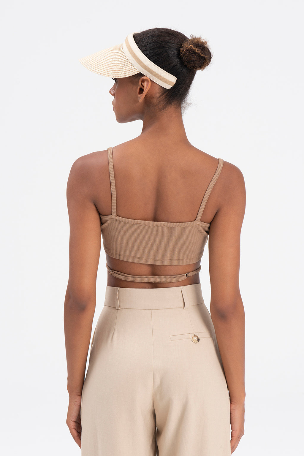 Strapped bustier