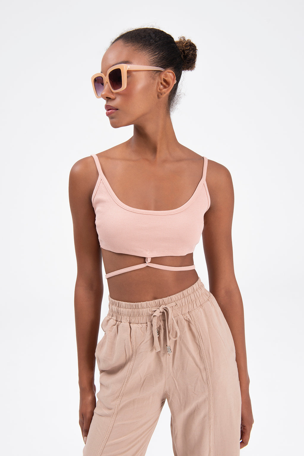 Strapped bustier