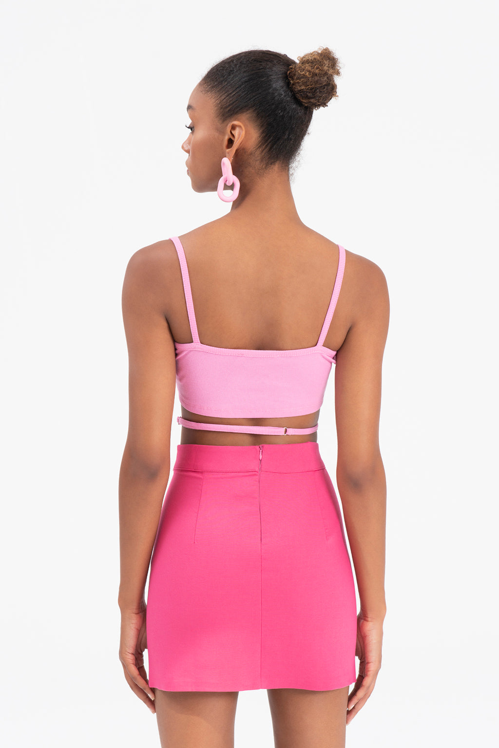Strapped bustier