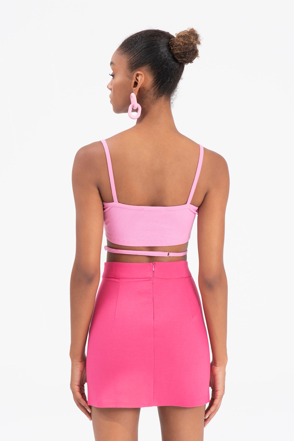 Strapped bustier