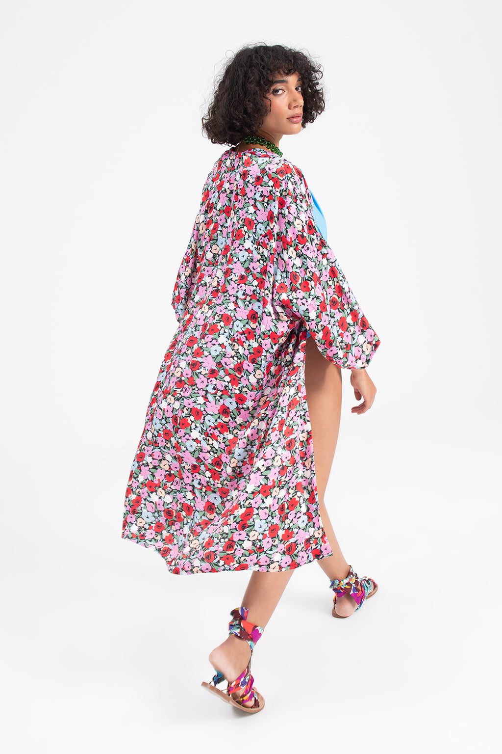 Patterned Midi Kimono