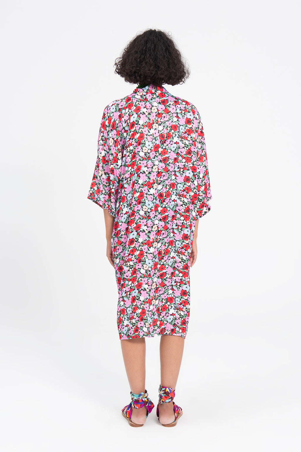 Patterned Midi Kimono