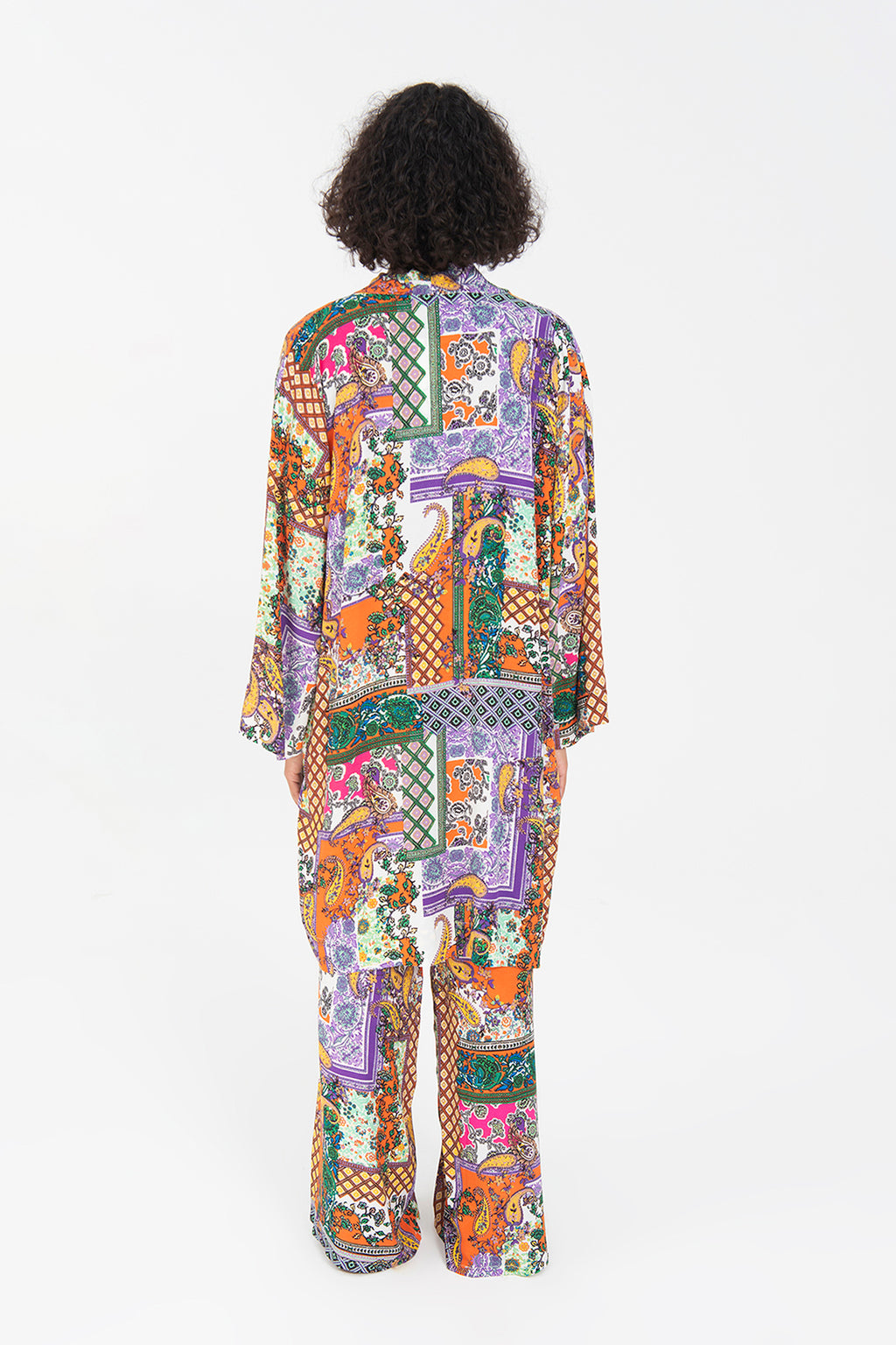 Patterned Midi Kimono