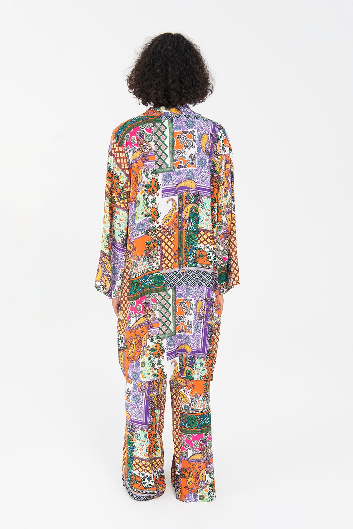 Patterned Midi Kimono