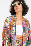 Patterned Midi Kimono