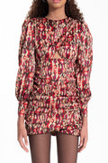 Drapped mini dress