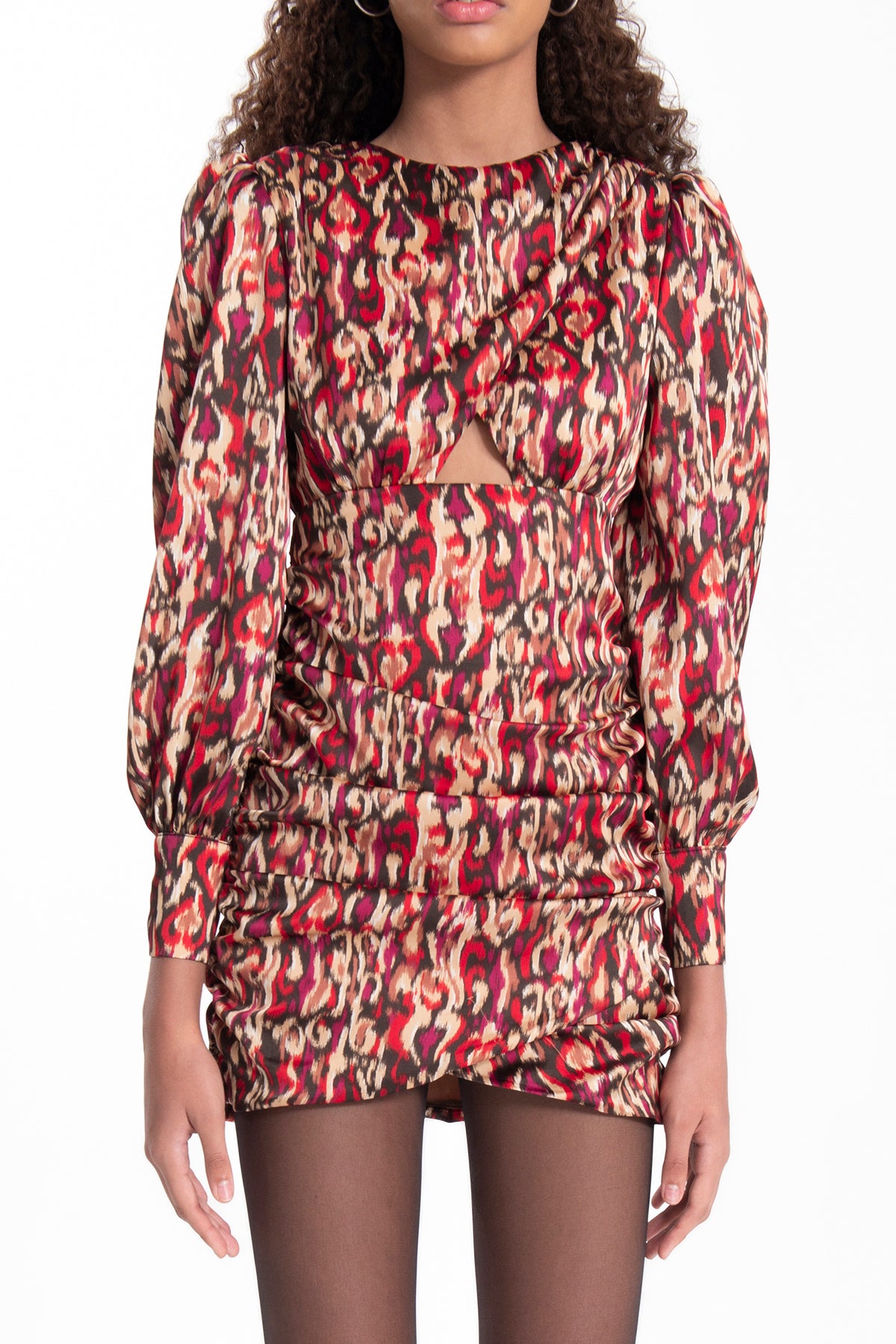 Drapped mini dress
