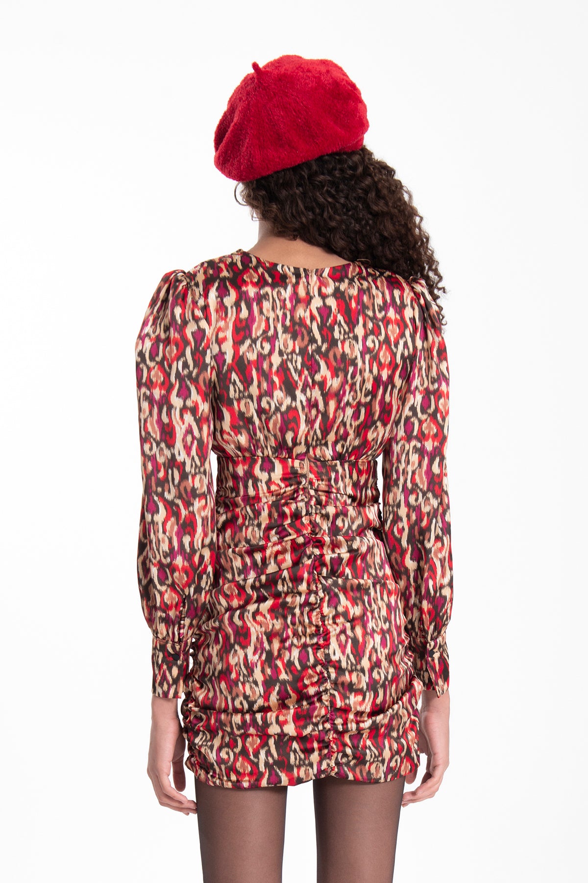Drapped mini dress