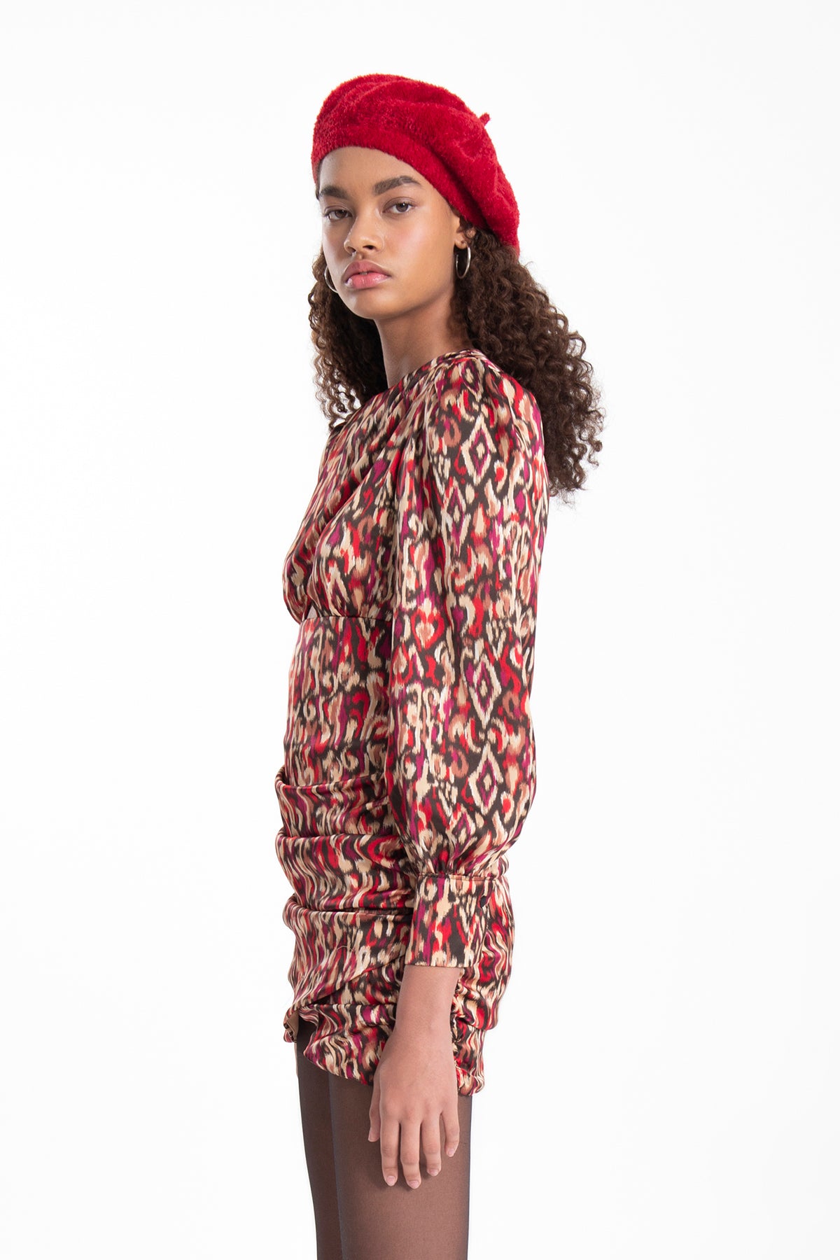 Drapped mini dress