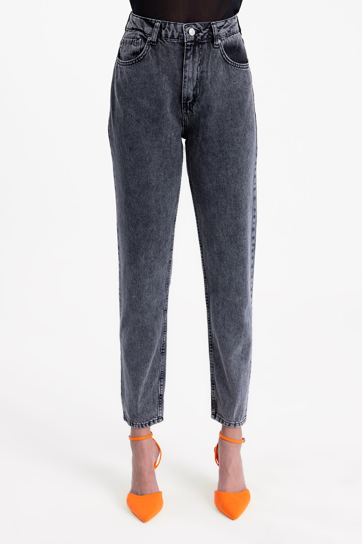 Mom Fit Denim Pantolon