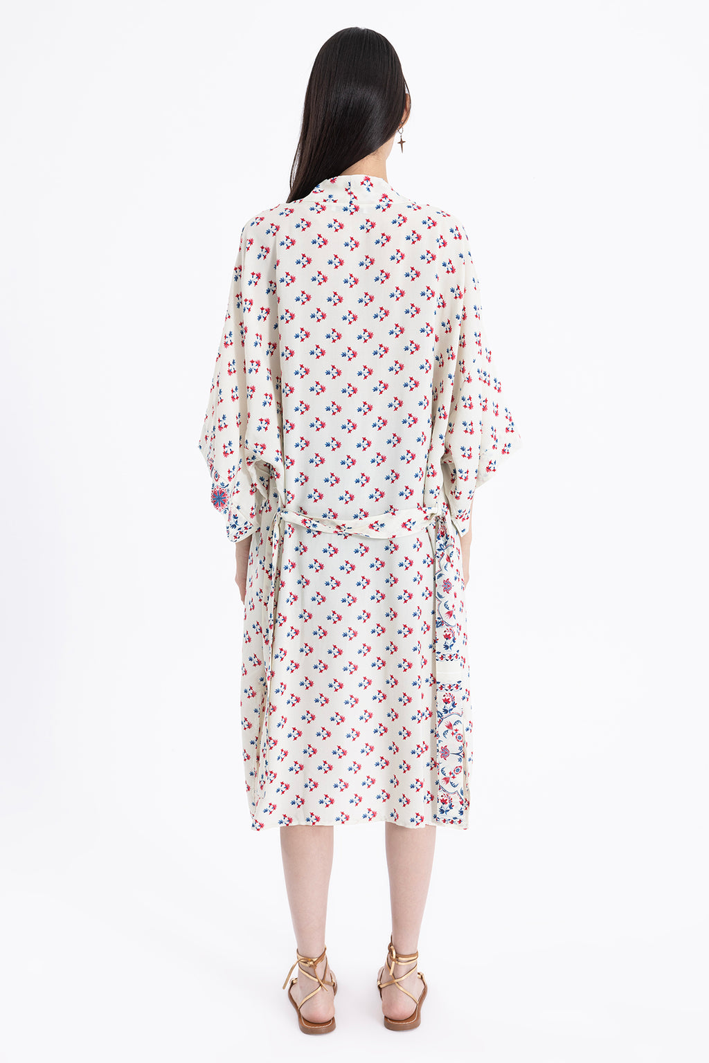 Floral Print Kimono