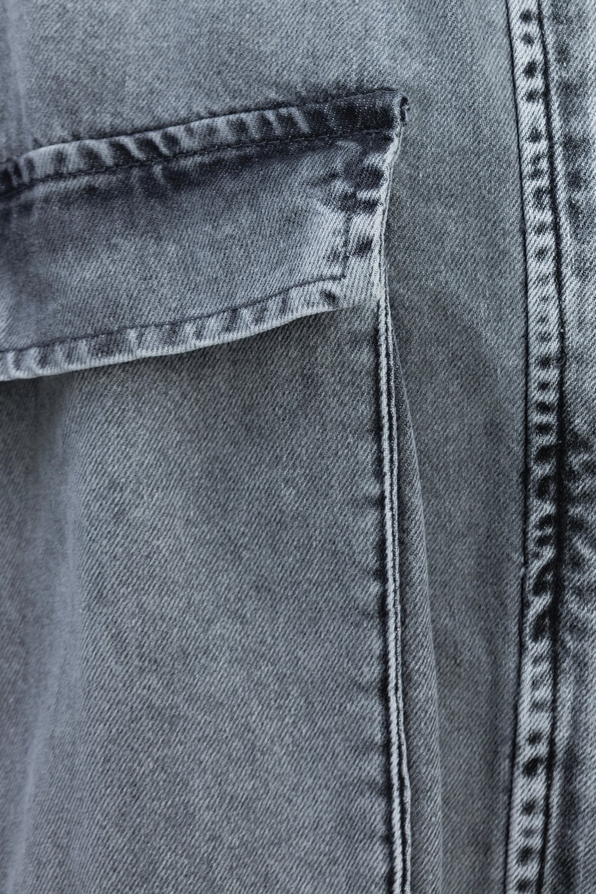 Yarasa Kollu Denim Mont
