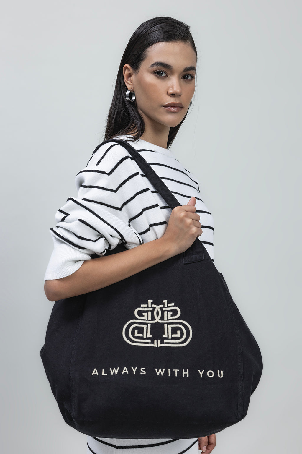 Embroidered Tote Bag