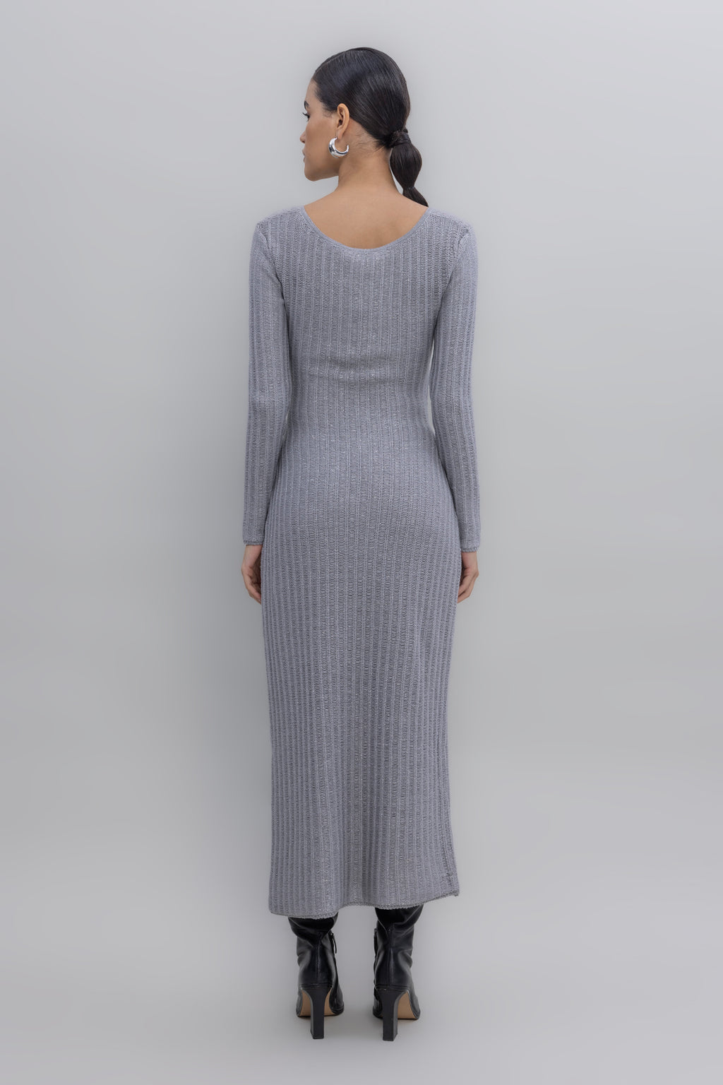 Sparkly Midi Knit Dress