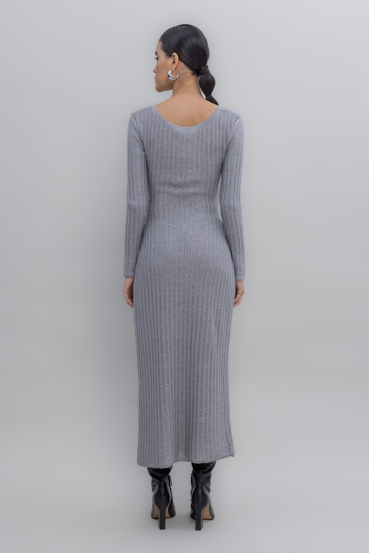 Sparkly Midi Knit Dress
