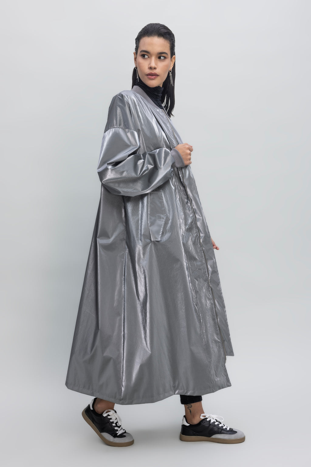 Oversize Uzun Rugan Trençkot