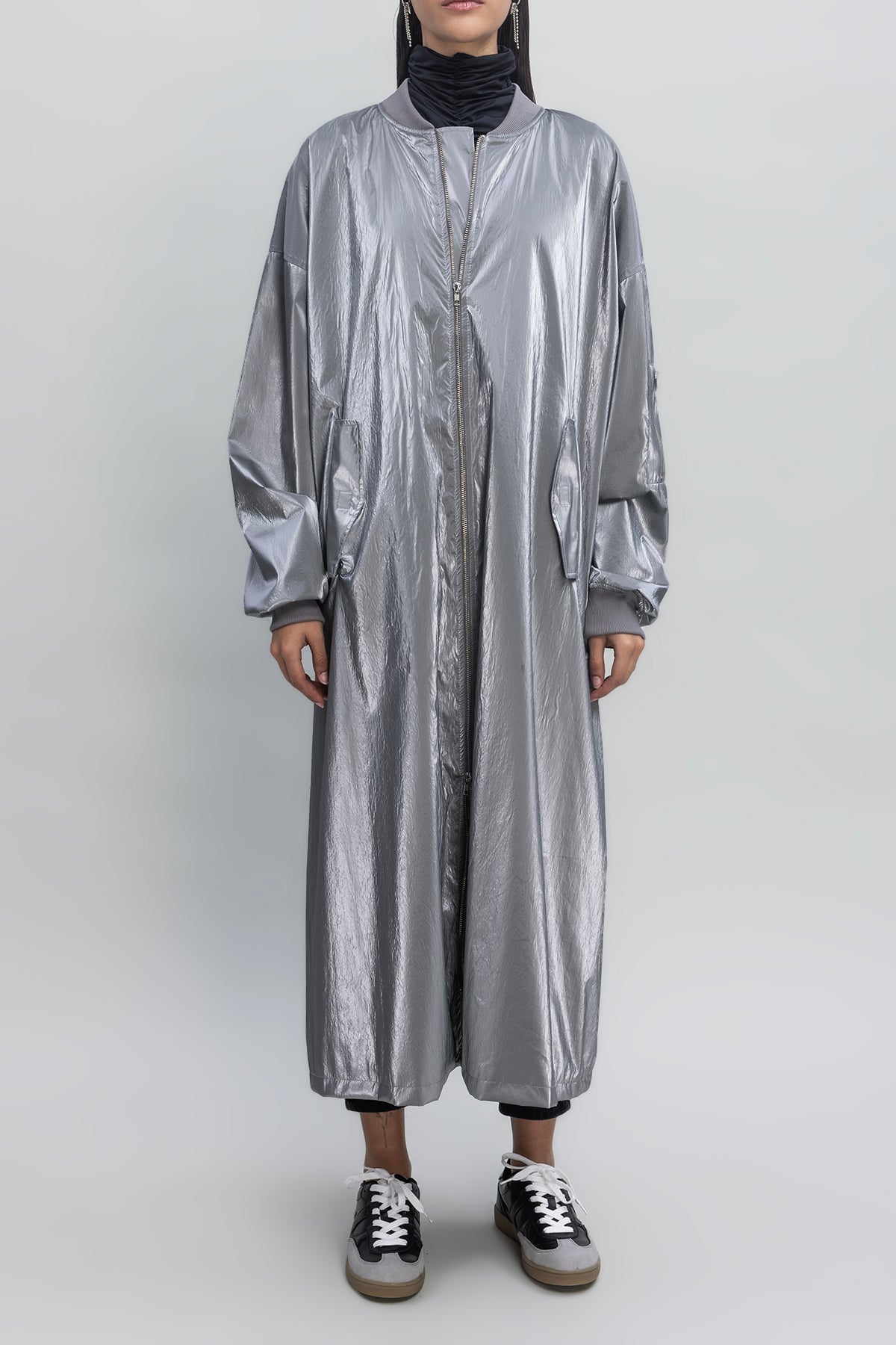 Oversize Uzun Rugan Trençkot