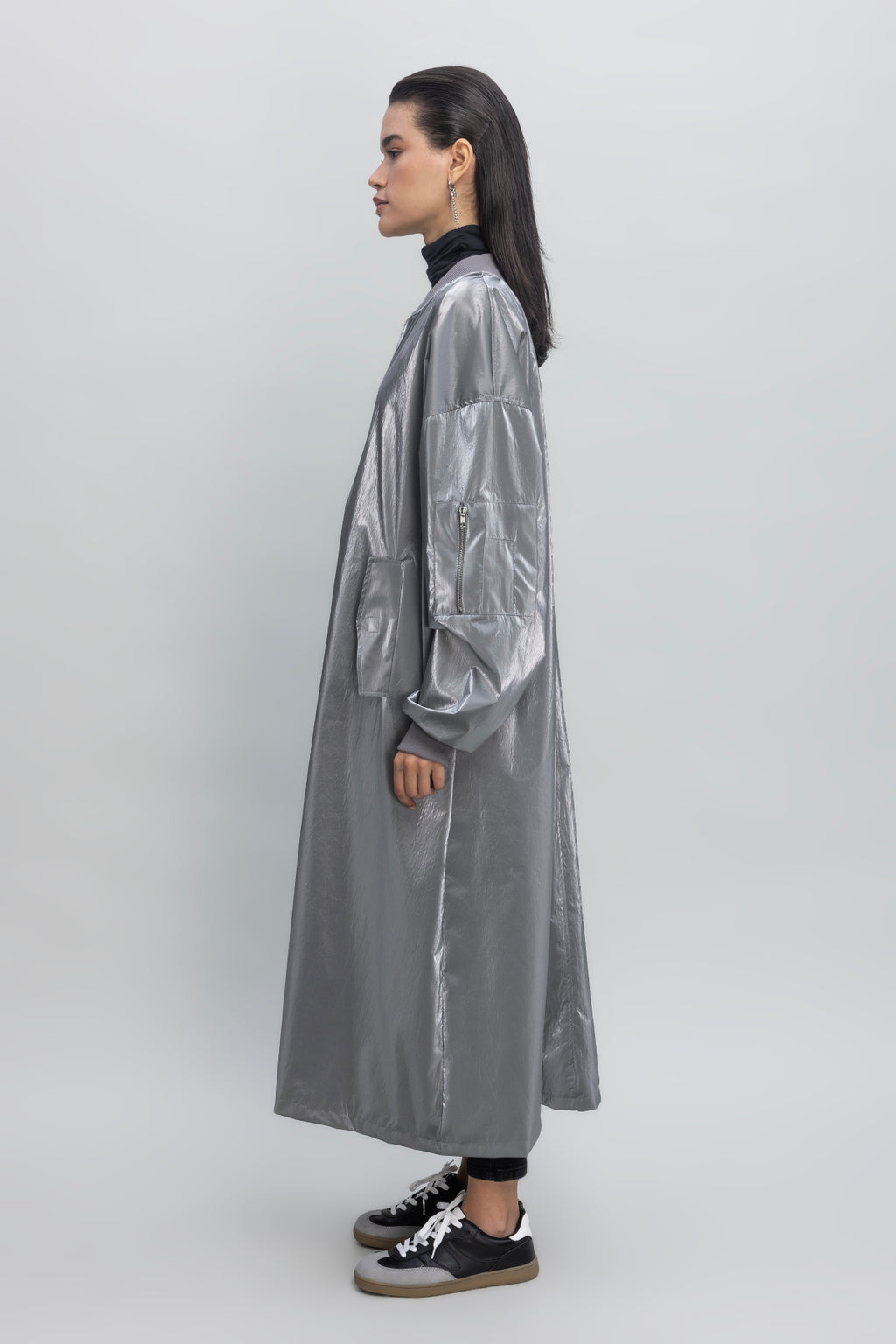 Oversize Uzun Rugan Trençkot