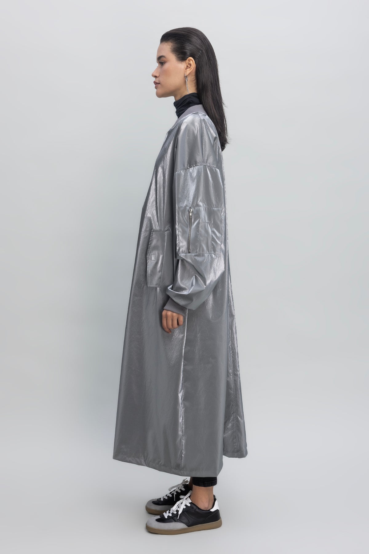 Oversize Uzun Rugan Trençkot