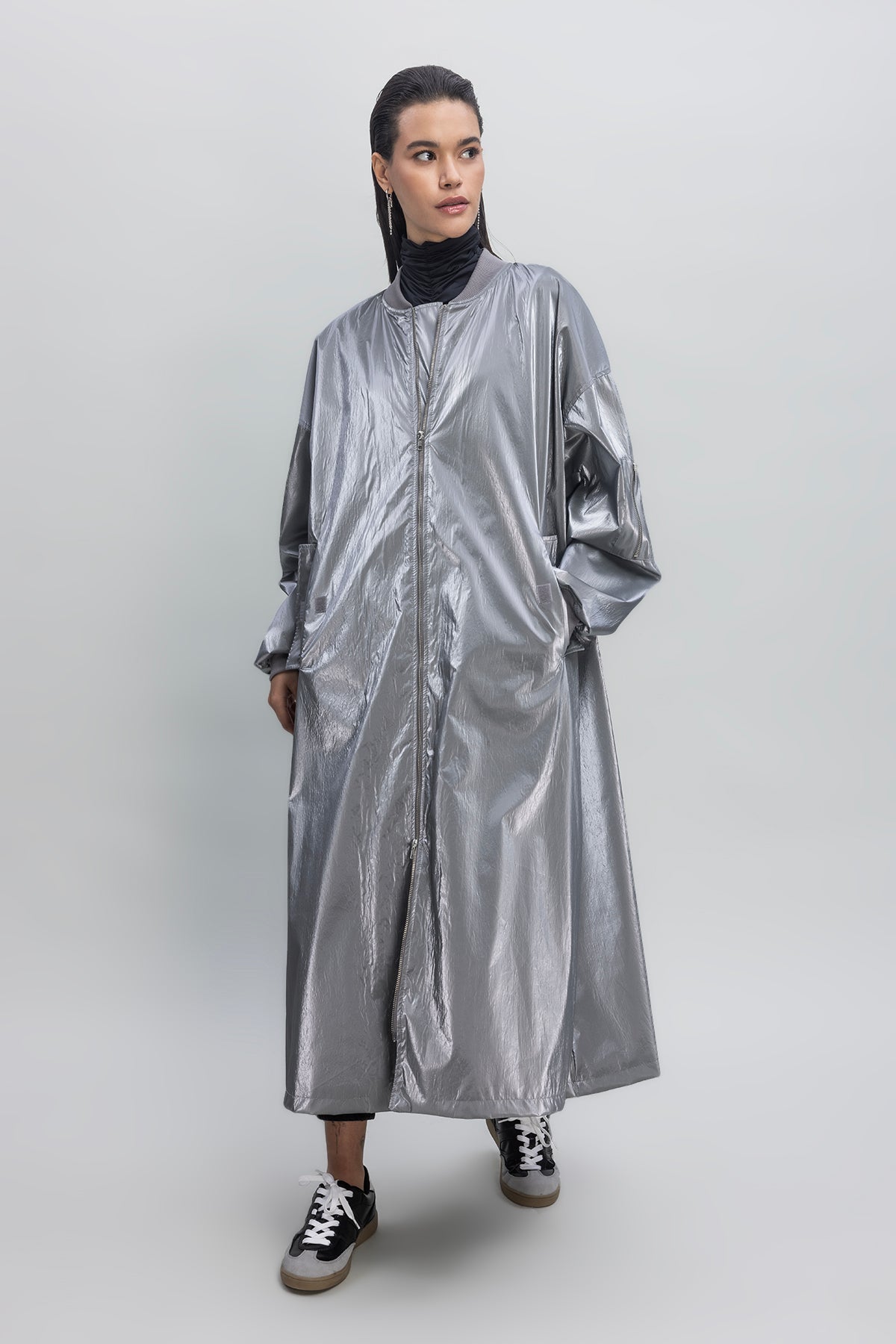 Oversize Uzun Rugan Trençkot