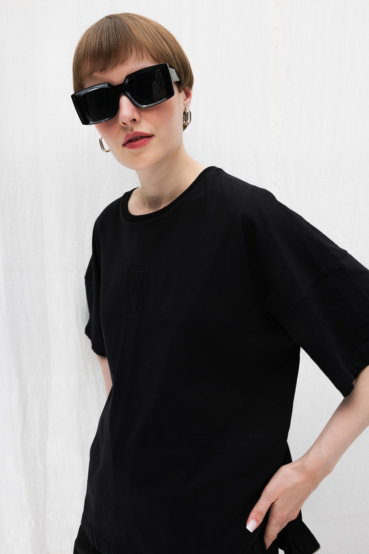Nakışlı Basic Tshirt