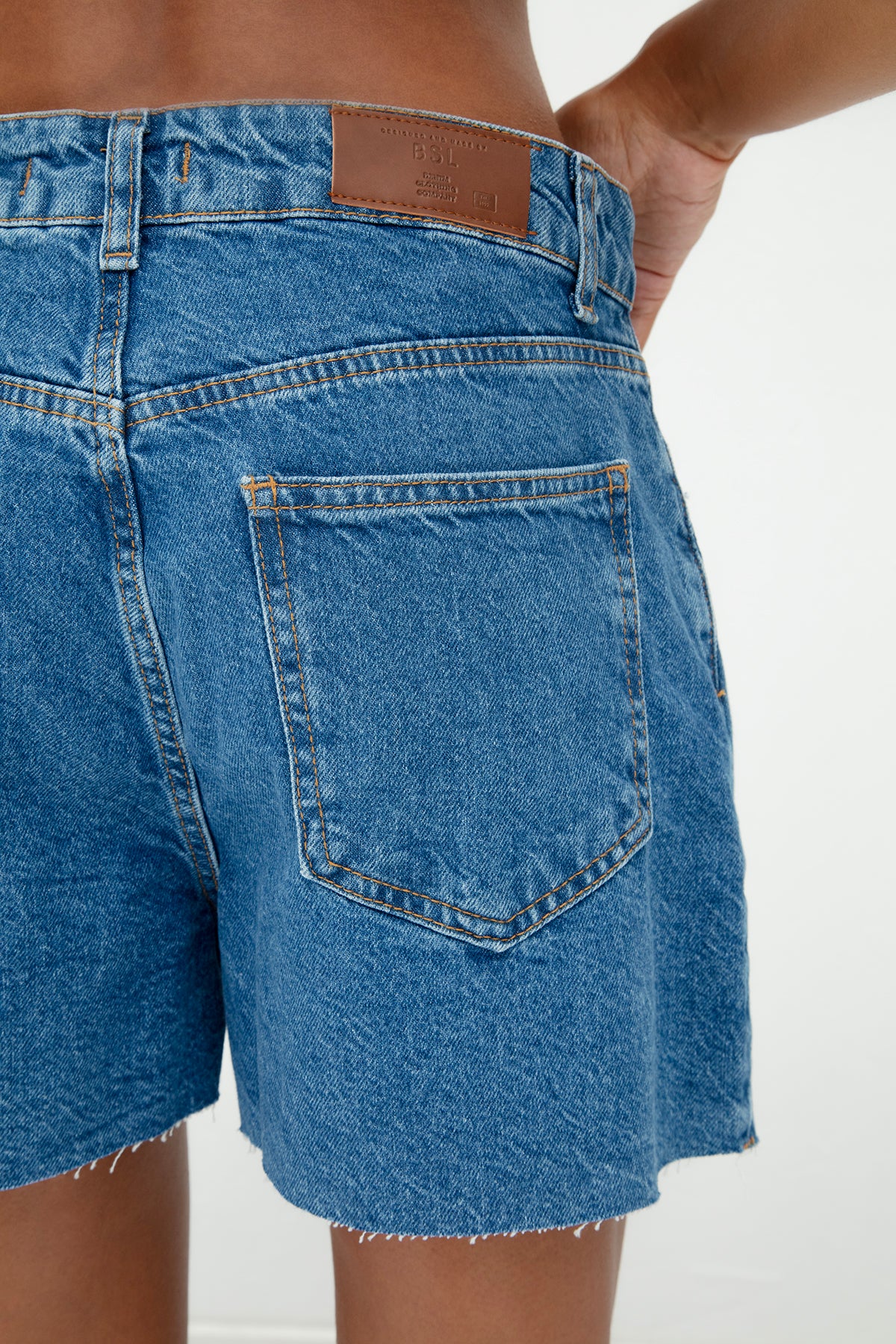 Basic Denim Mini Şort