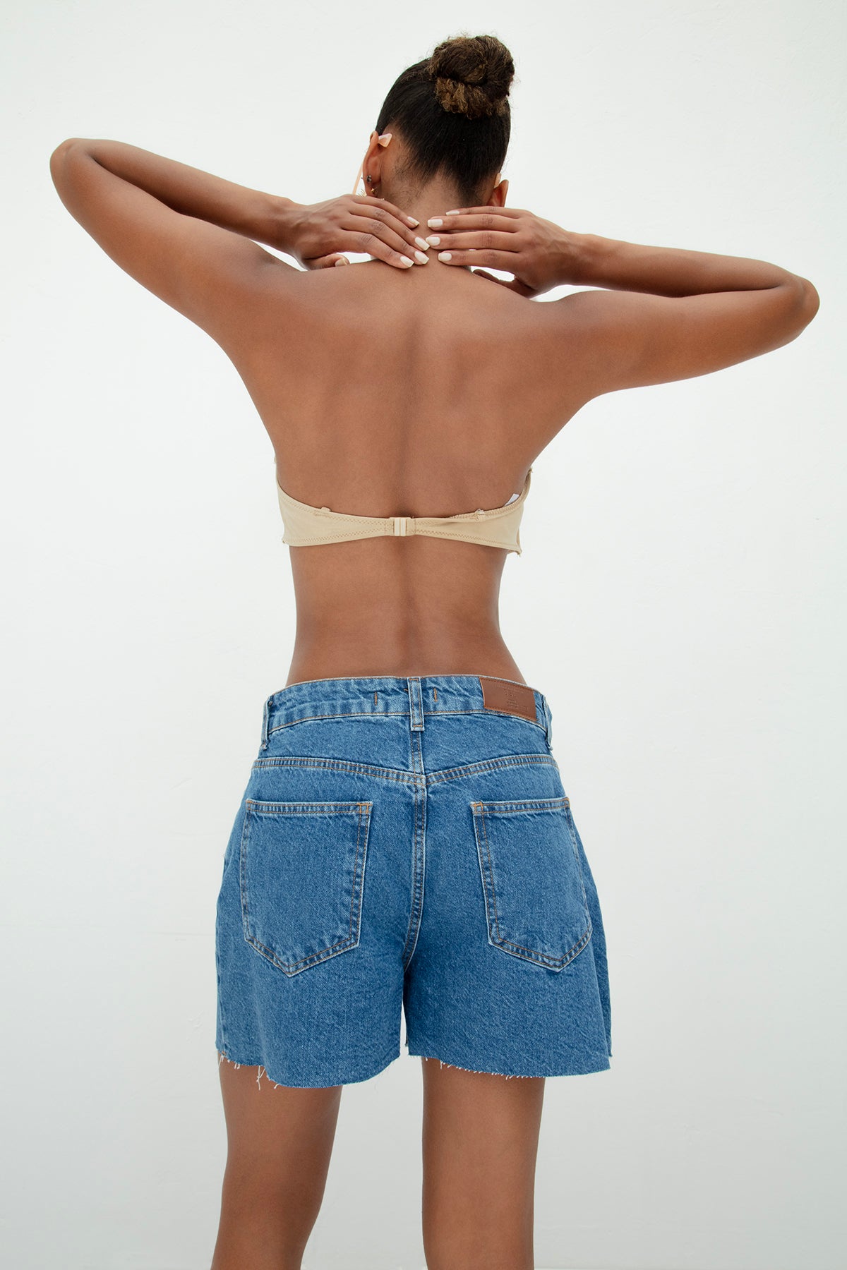 Basic Denim Mini Şort