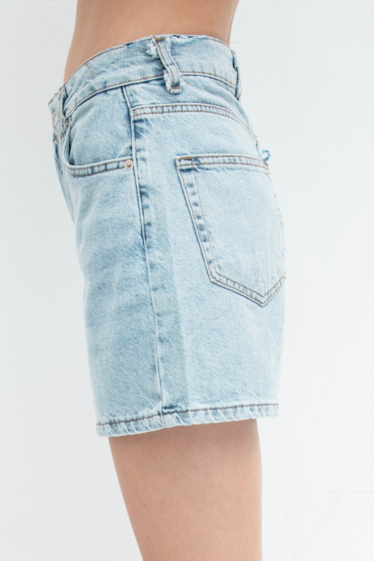 Denim Bermuda Şort