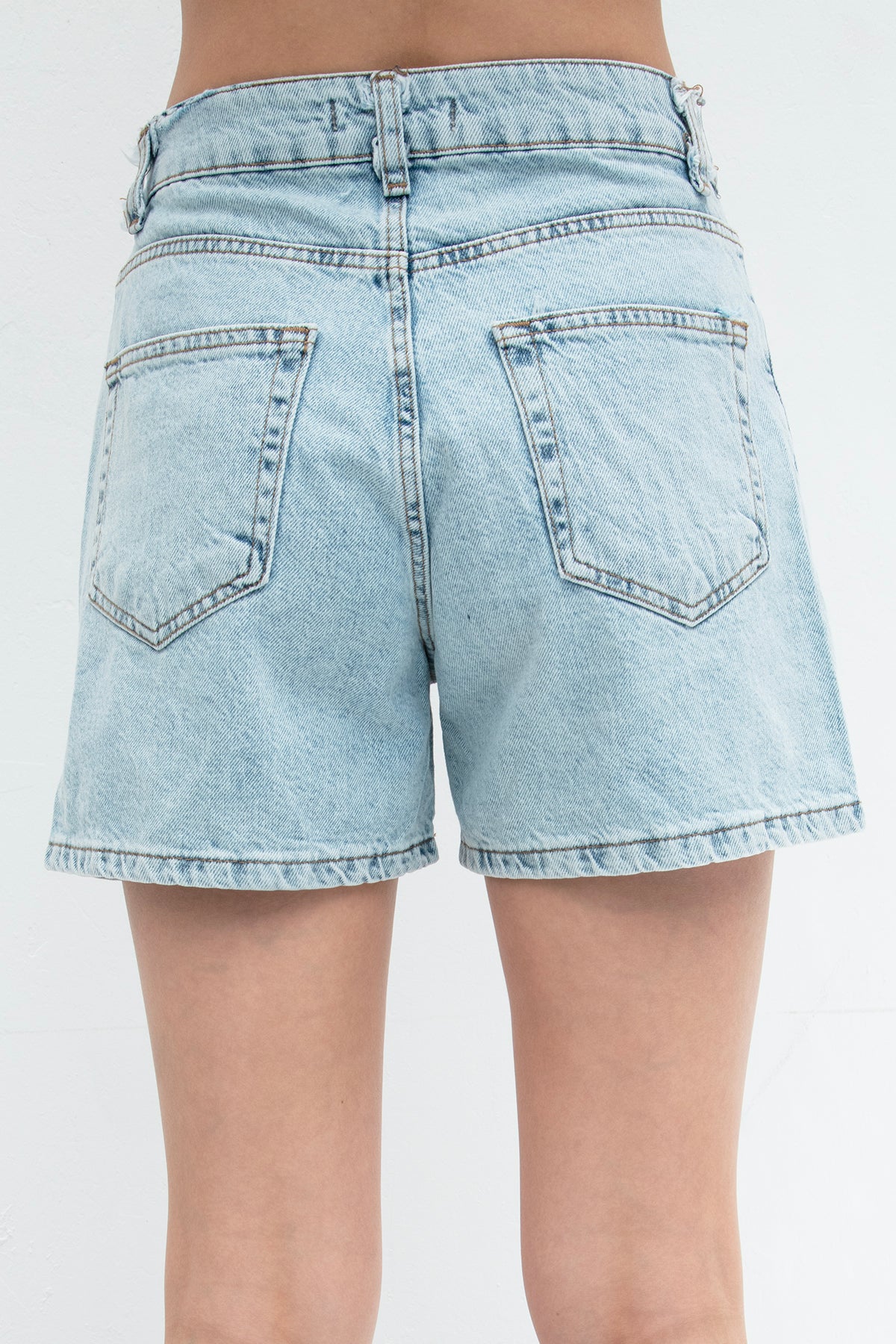 Denim Bermuda Şort