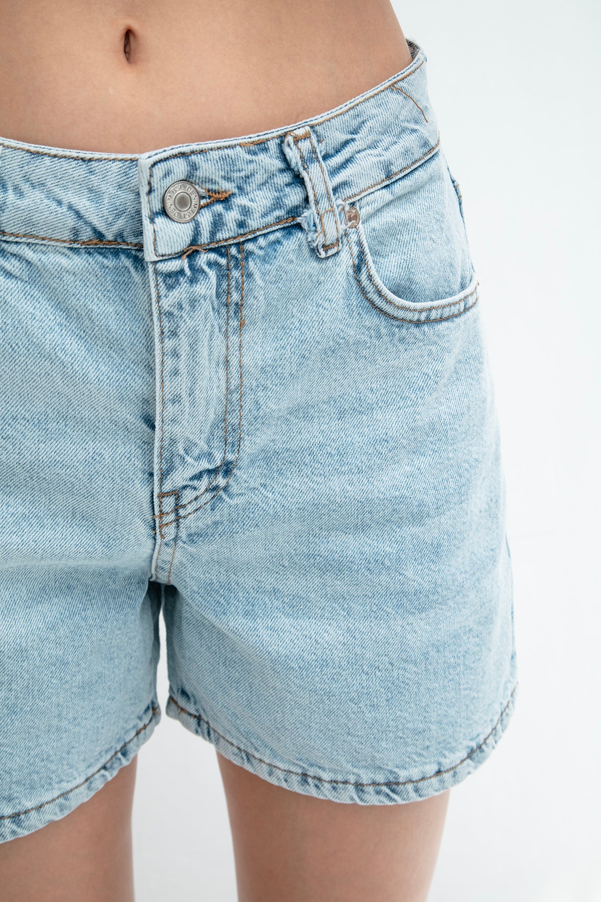 Denim Bermuda Şort