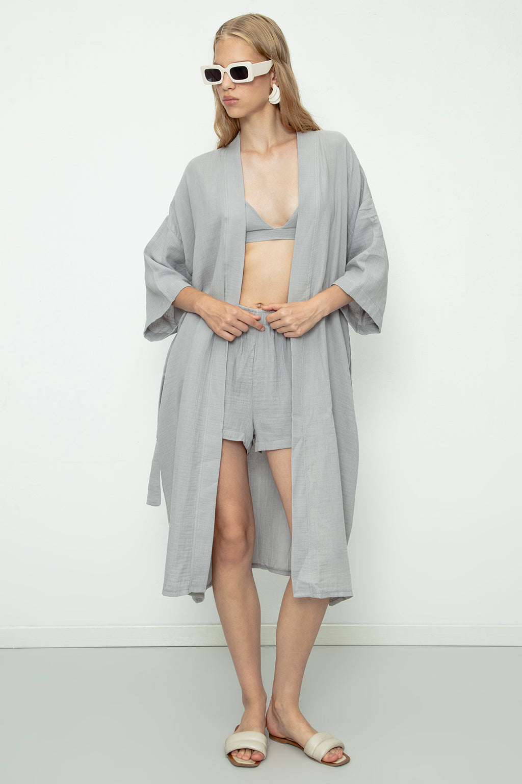 %100 Cotton Müslin  Kimono
