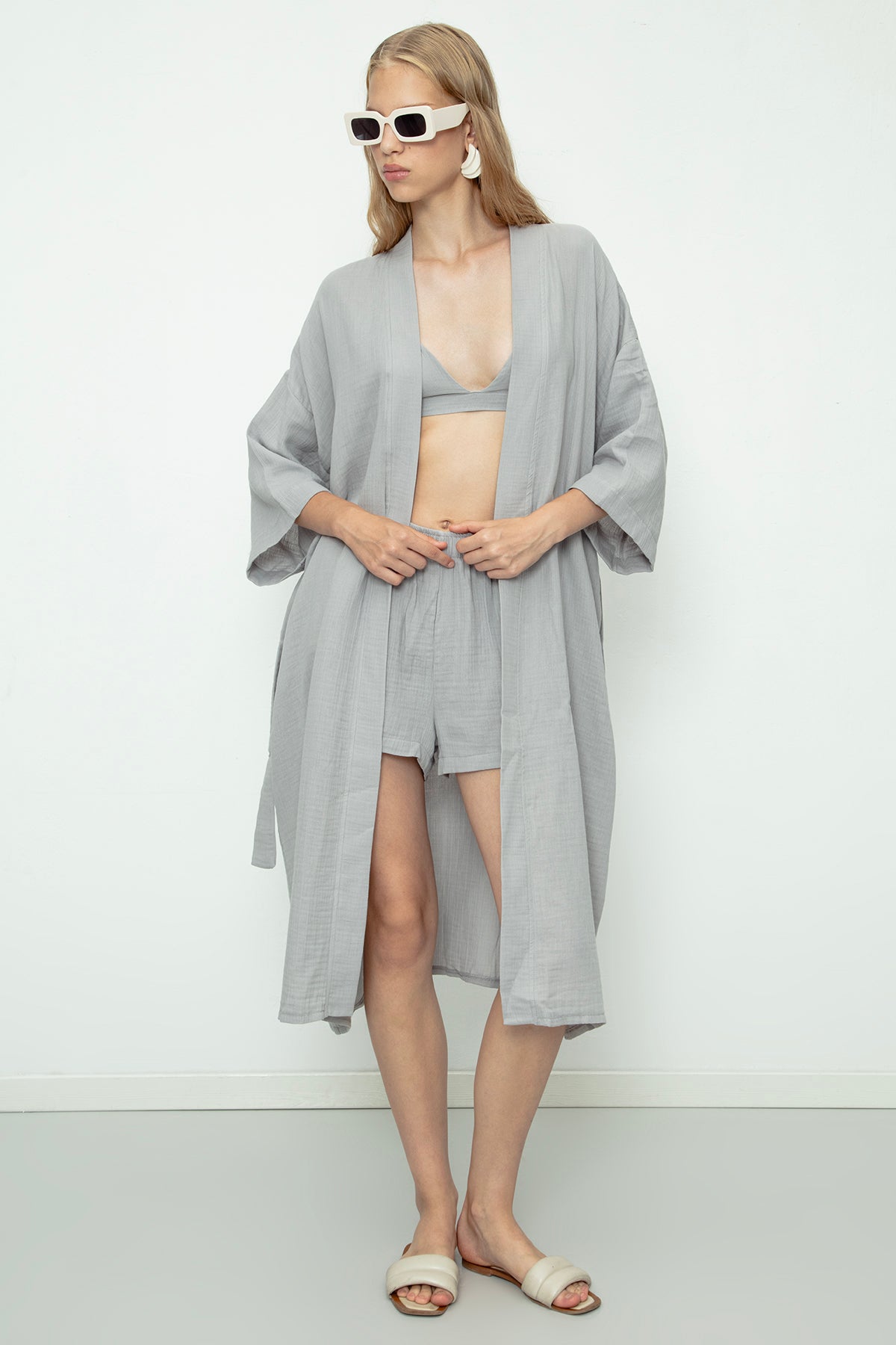 %100 Cotton Müslin  Kimono