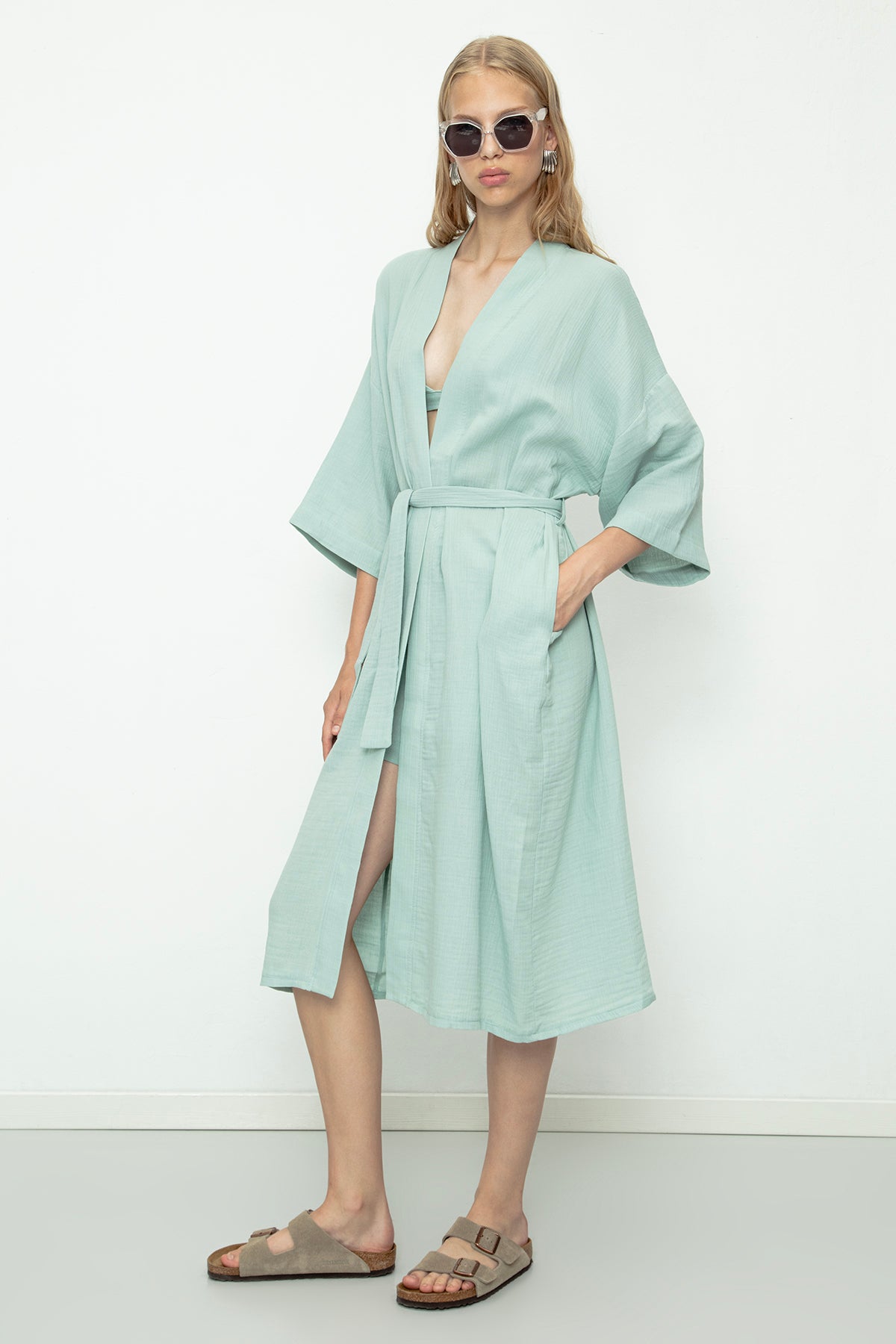 %100 Cotton Müslin  Kimono