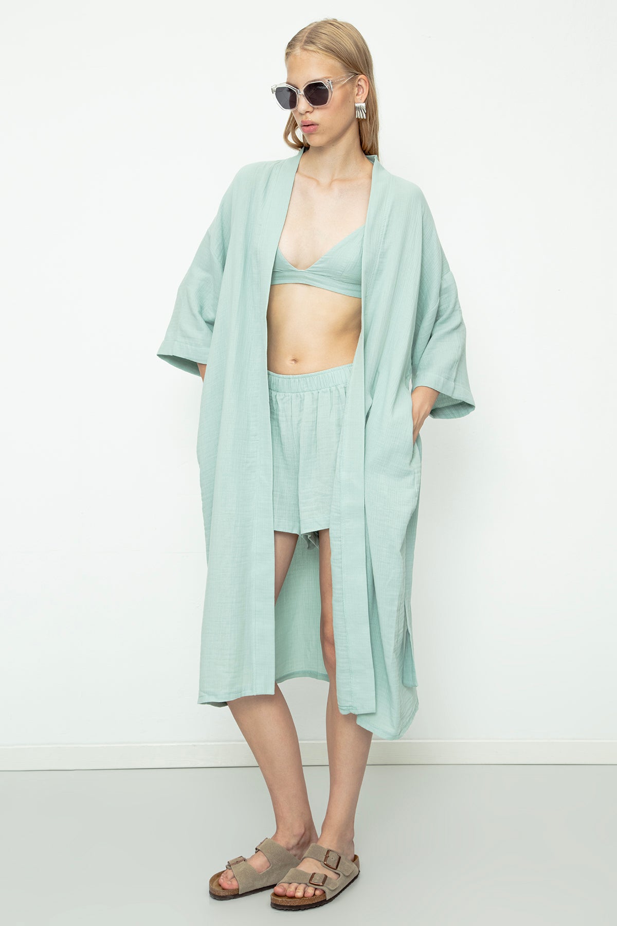 %100 Cotton Müslin  Kimono