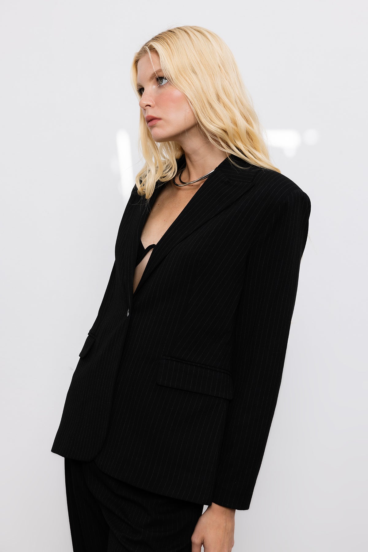 Tek Düğmeli Blazer Ceket