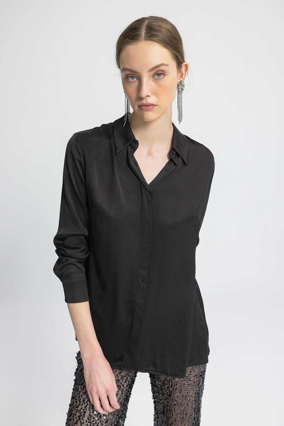 Satin Regular Shirt