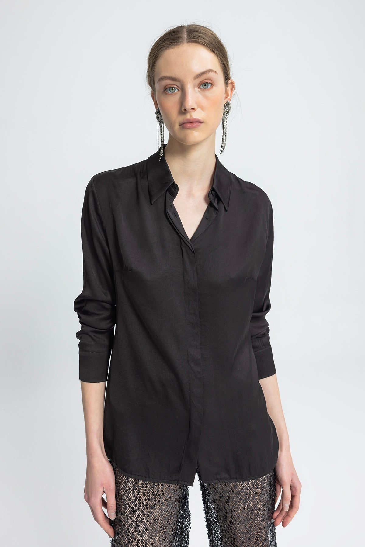 Satin Regular Shirt