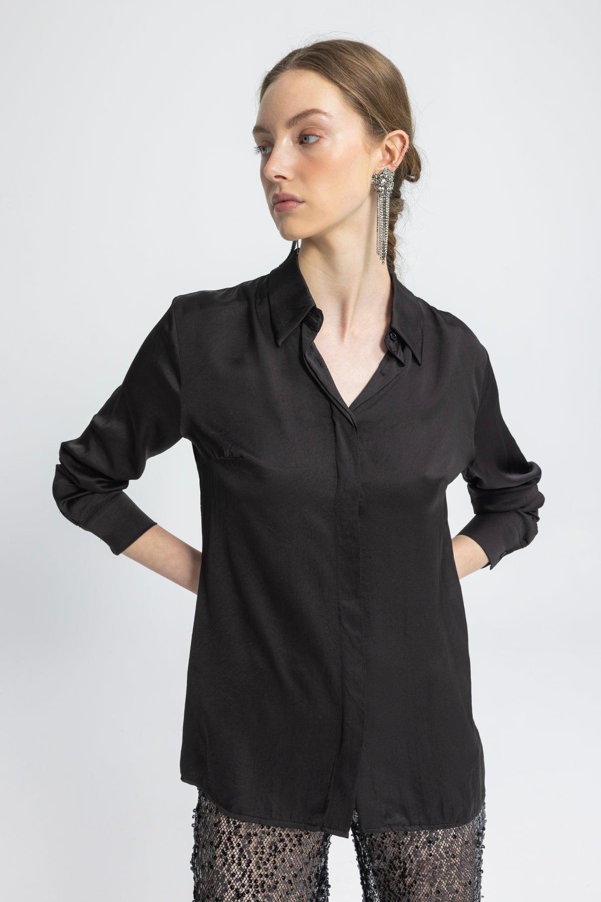 Satin Regular Shirt