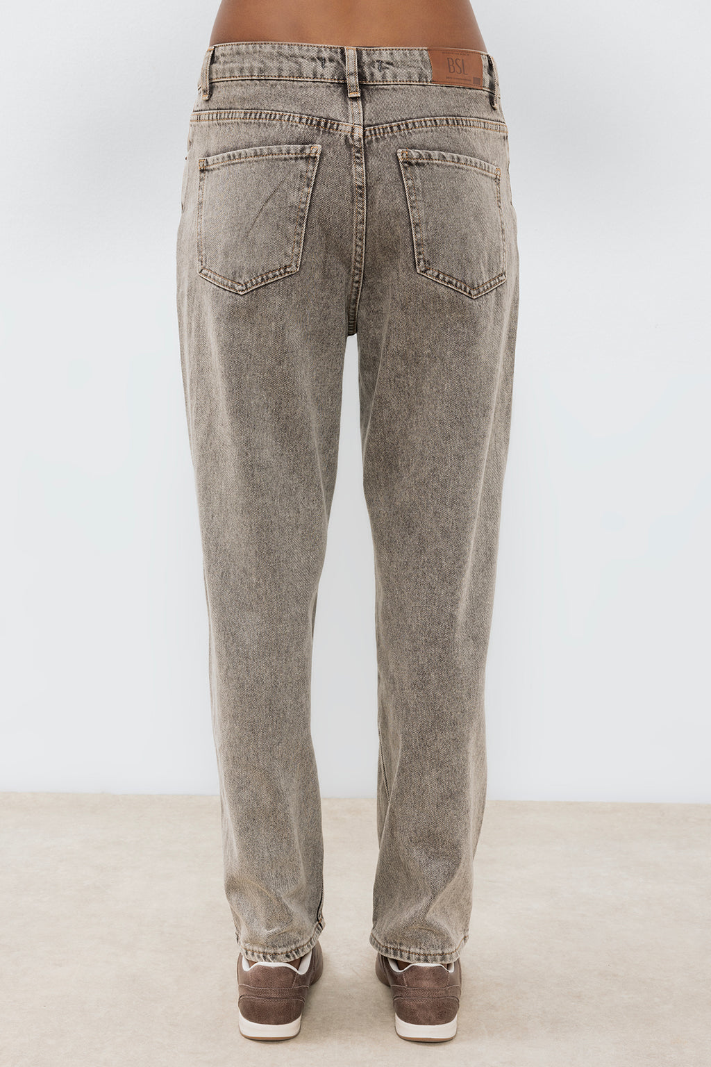 Düz Kesim Denim Pantolon
