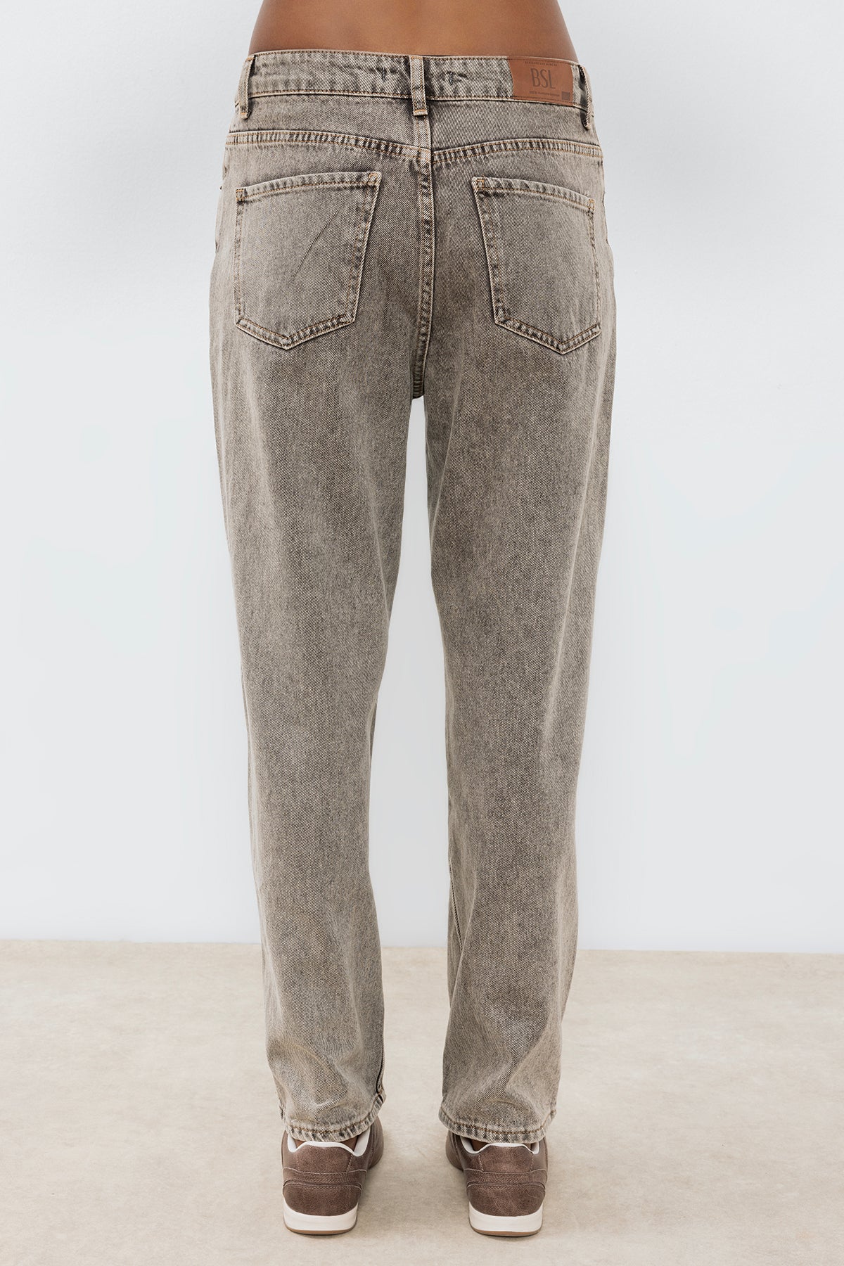 Düz Kesim Denim Pantolon