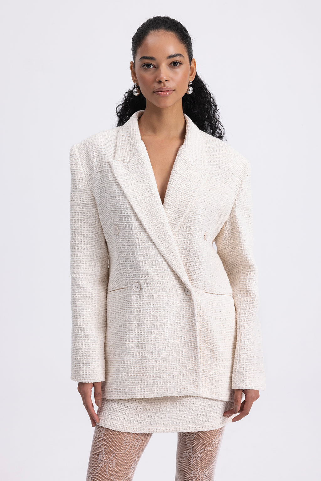 Tweed Blazer Jacket