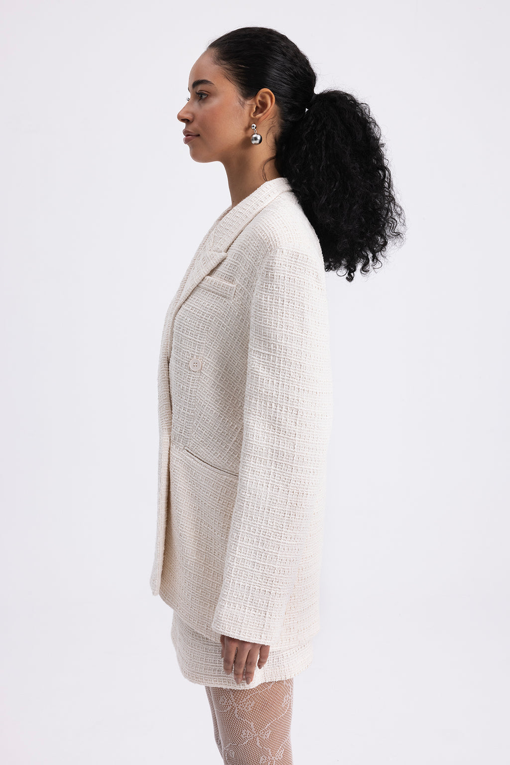Tweed Blazer Jacket